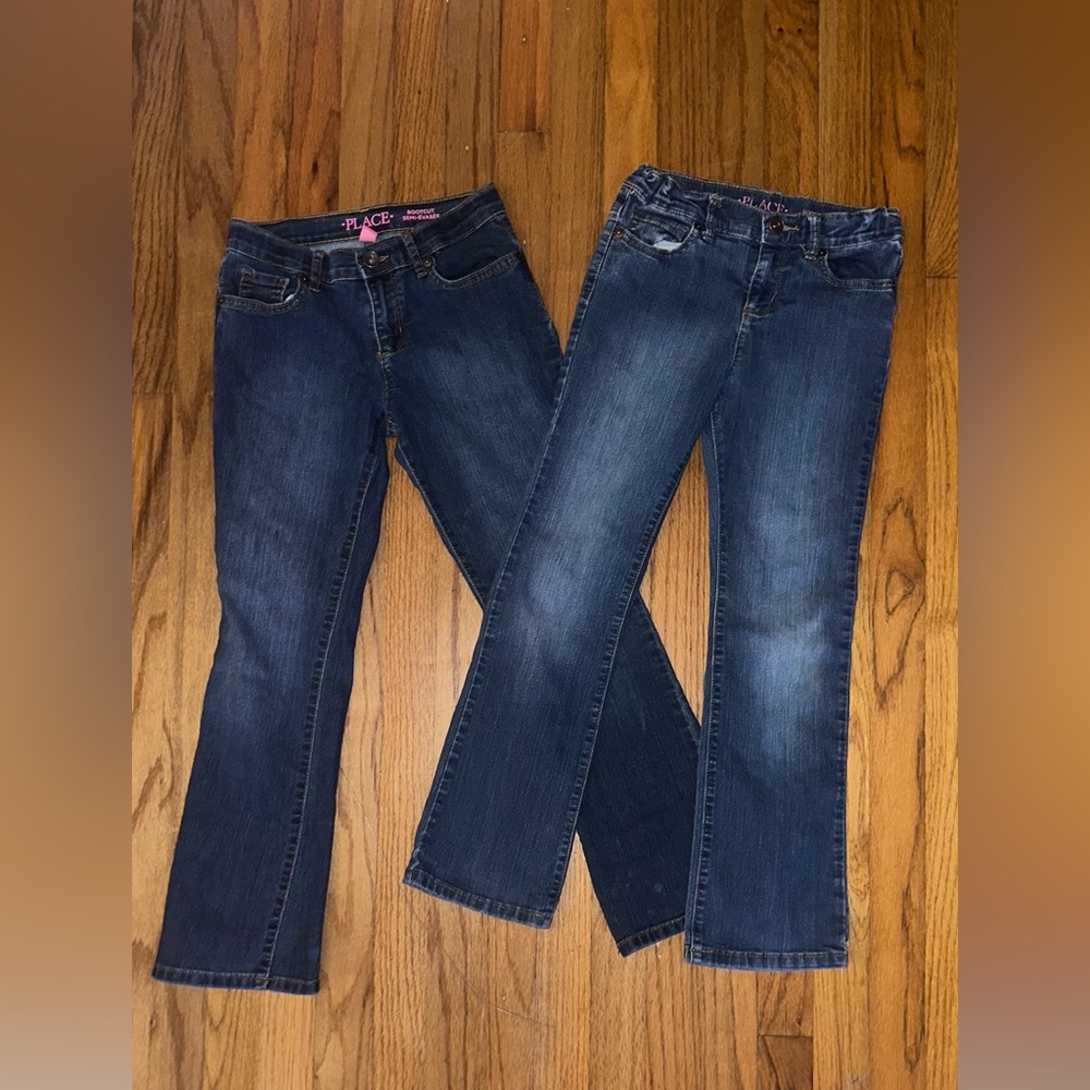The Children's Place Dark Blue Kids Jeans set